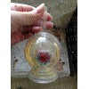 手工雙層玻璃內畫白酒瓶異形小花創意工藝酒瓶內部烤花工藝酒瓶